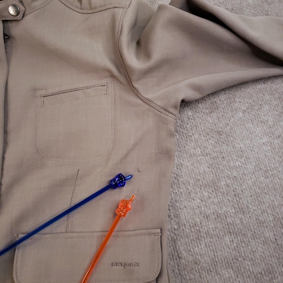 Patagonia Jacket Womens Small Fleece Lined Outdoor Workwear Utility‎ Pockets - Picture 12 of 15